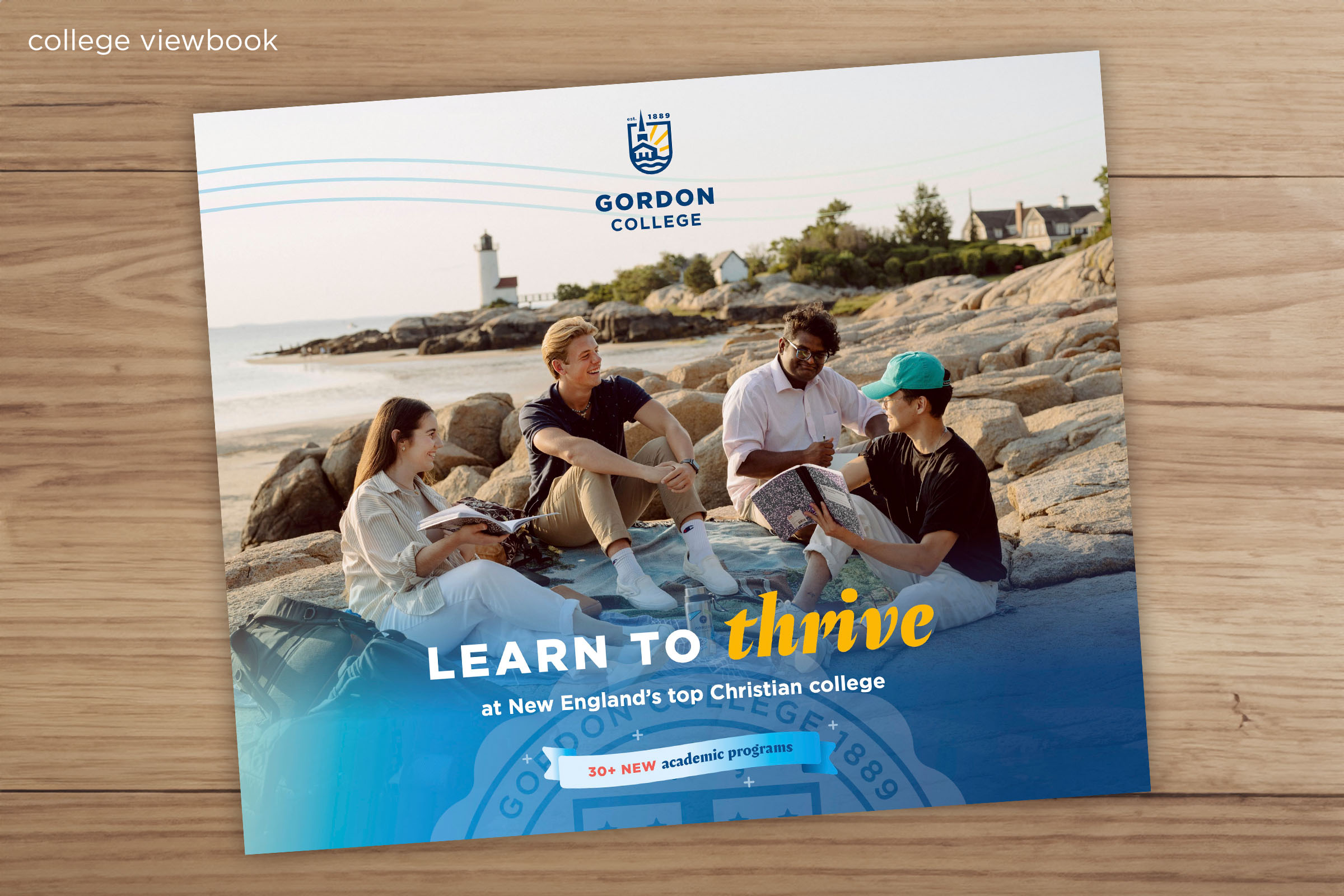 The cover of the college viewbook