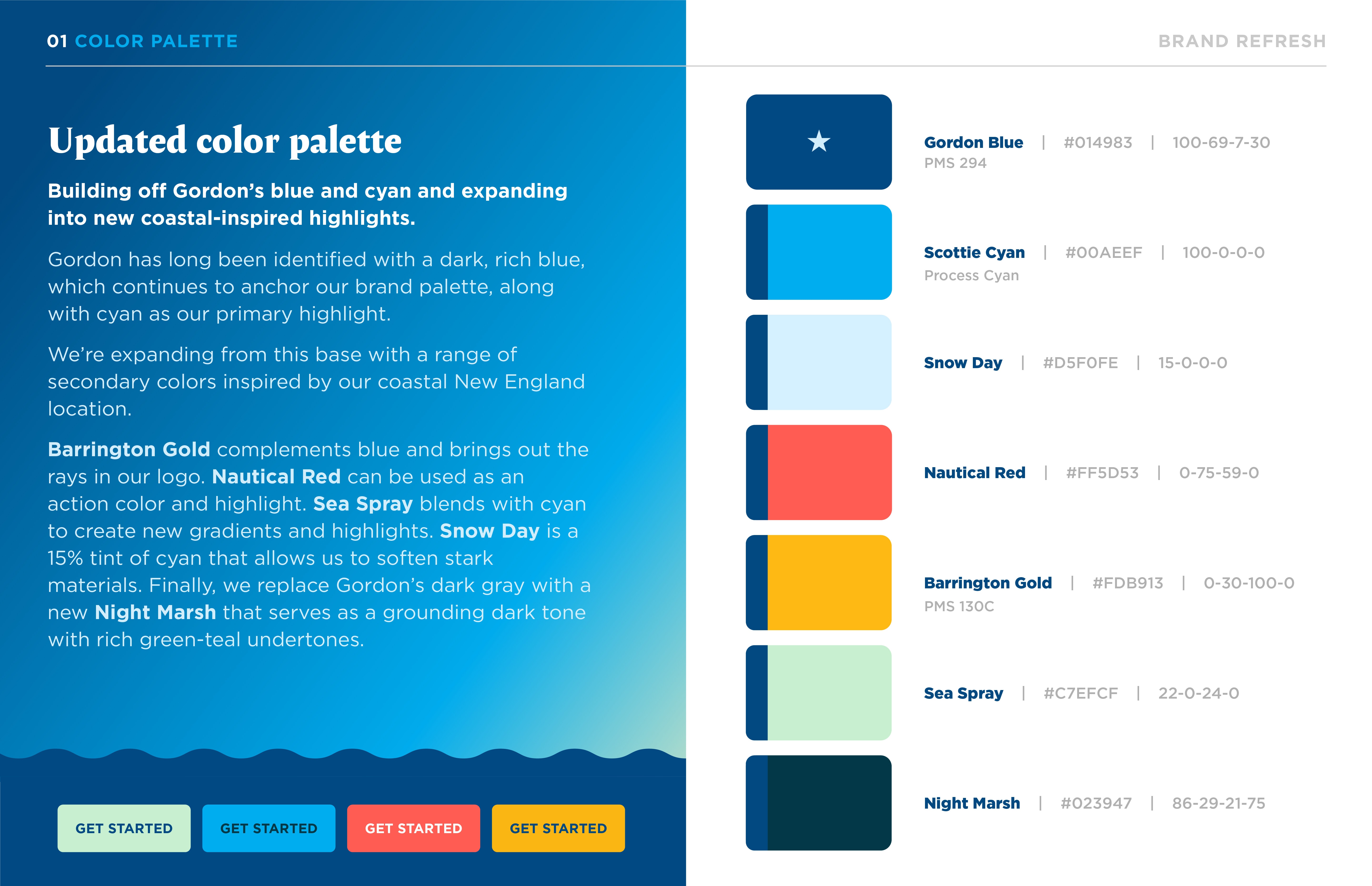 Updated color palette