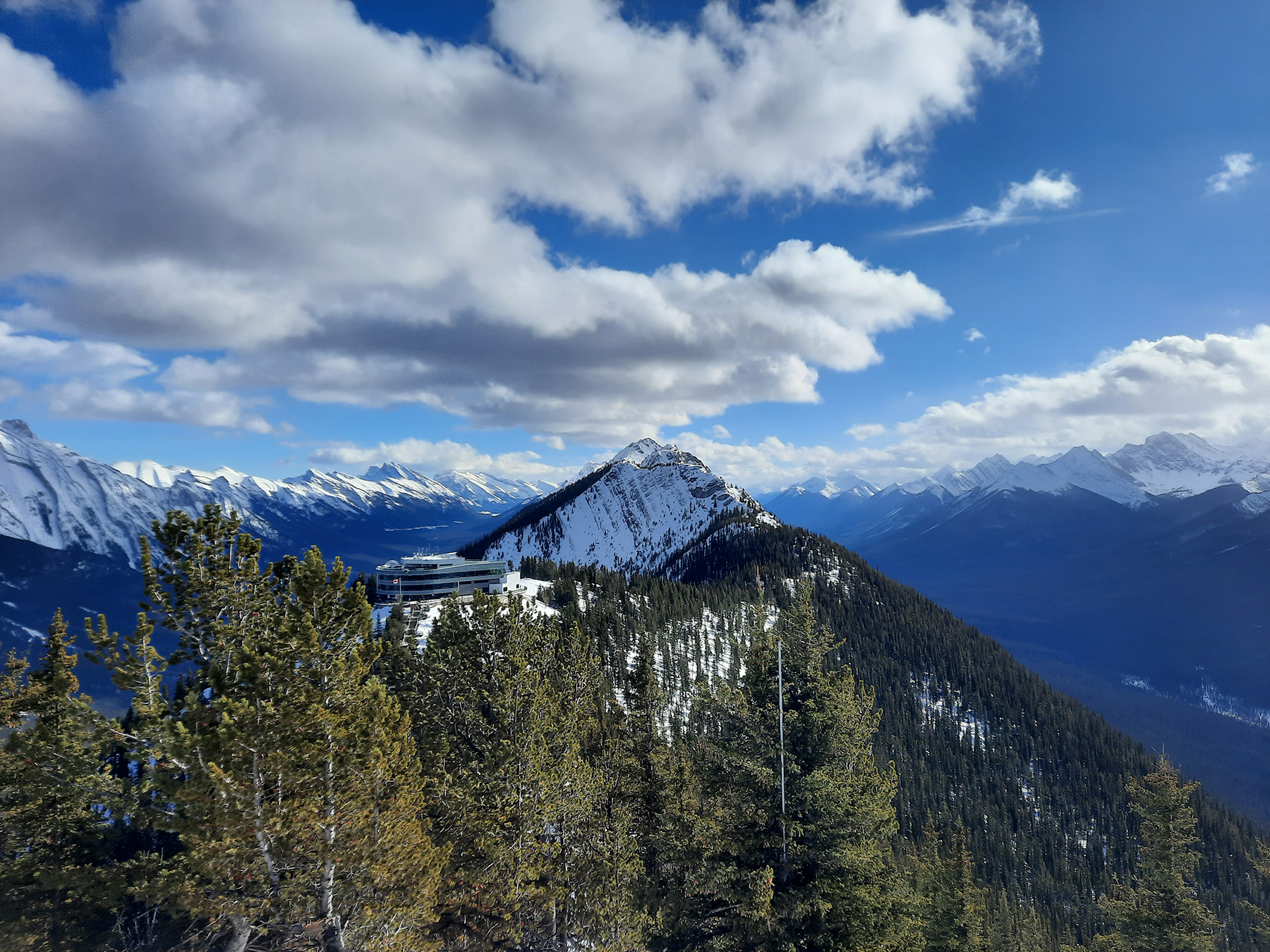 View from top of Banff gondola