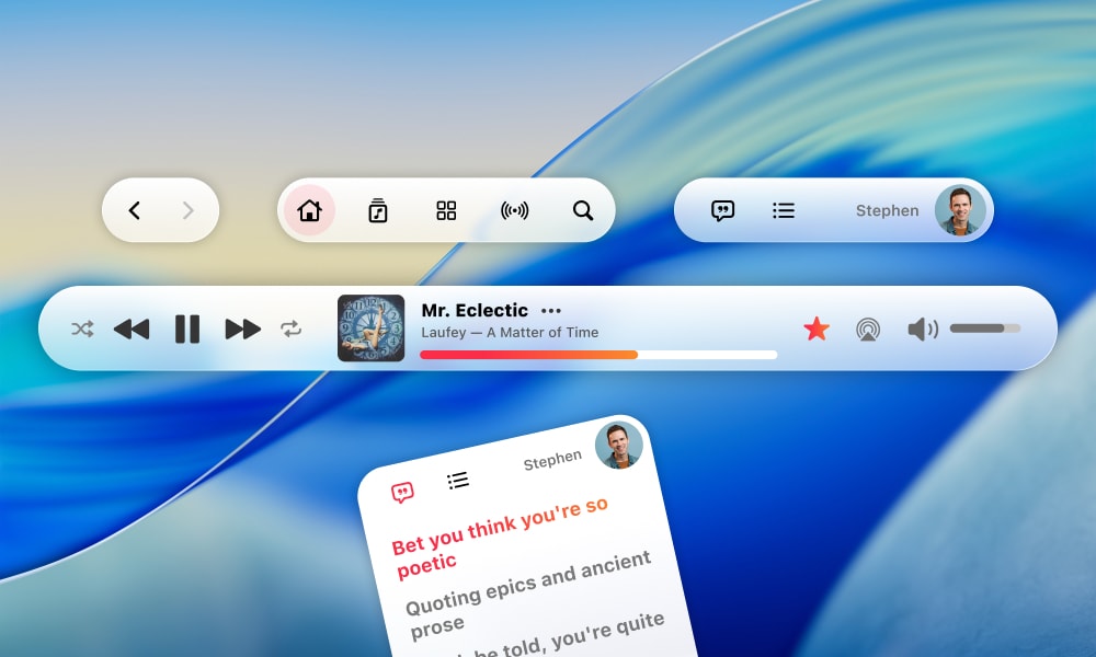 Music UI Explorations